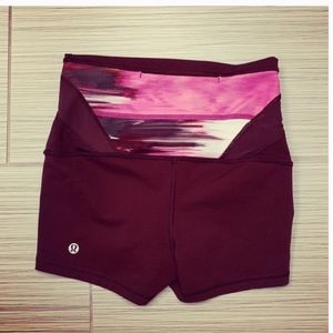 Lululemon High Waisted Yoga Short